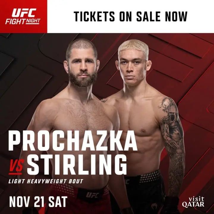 UFC Qatar: Prochazka vs Stirling
