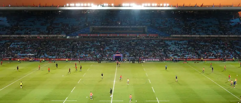 Kick-off at sunset